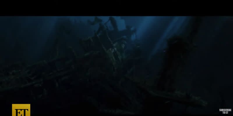 ▲從釋出的預告片中，可以看到還原經典的沉船場景。（圖／翻攝自Entertainment Tonight YouTube）