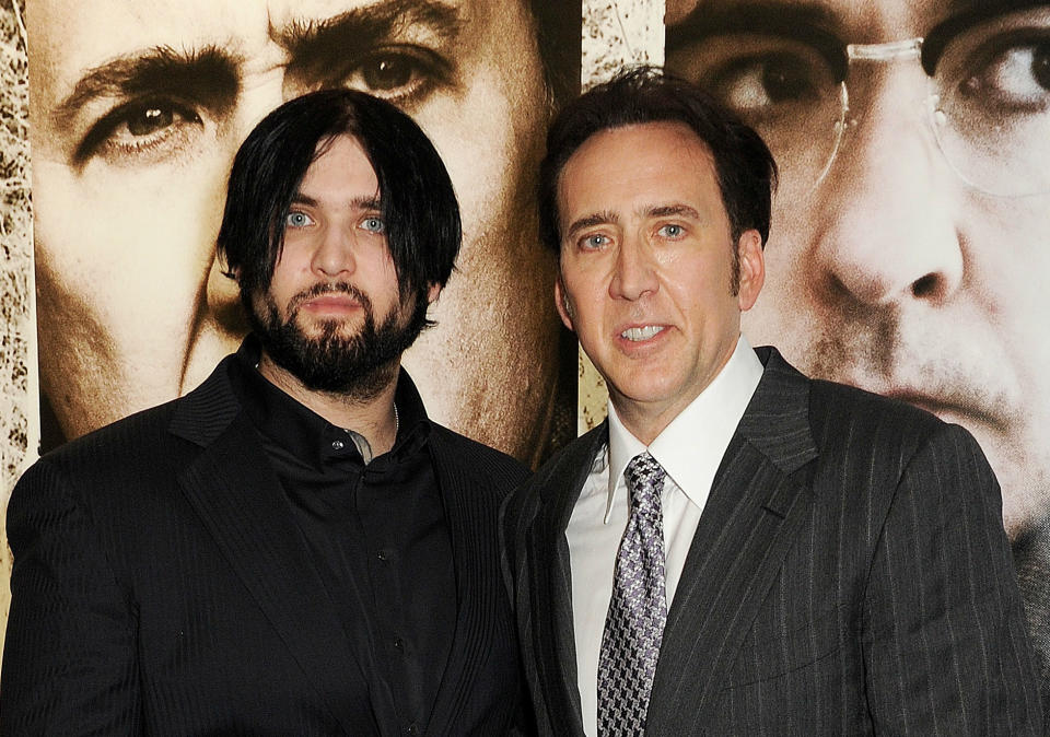 Weston y Nicolas Cage