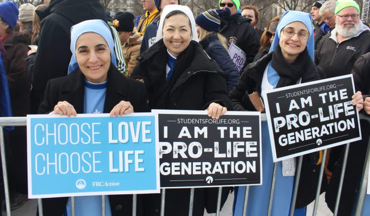 Scenes from the 47th annual March for Life in Washington, D.C, January 24, 2020
