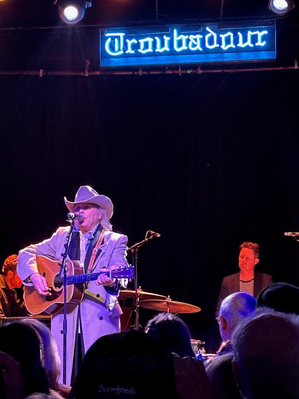 Dwight Yoakam plays at the Americana Music Association's tribute to Paul Simon held at The Troubadour in West Hollywood on Sat. Feb. 3, 2024.