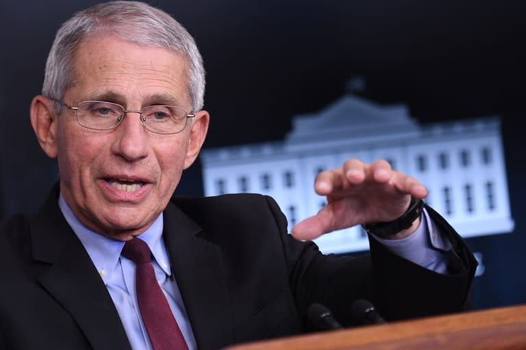 El doctor Anthony Fauci, el principal experto de Estados Unidos en epidemias y la cara visible del gobierno federal en la lucha contra la pandemia de coronavirus