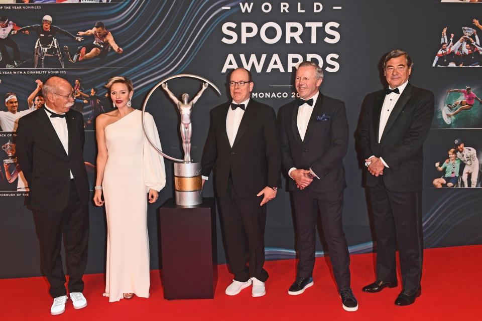 ___attends the 2018 Laureus World Sports Awards at Salle des Etoiles, Sporting Monte-Carlo on February 27, 2018 in Monaco, Monaco. (Photo: Getty Images)