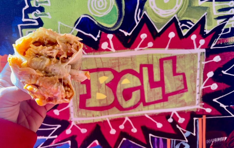 Taco Bell's chicken enchilada burrito lived up to the chain's "meal-sized" promise.