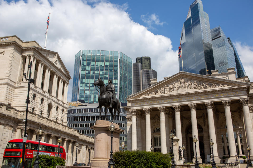 Some analysts say the BoE may now have to raise interest rates harder and faster than they already have to tame inflation. Photo: Pietro Recchia/SOPA Images/LightRocket via Getty Images.