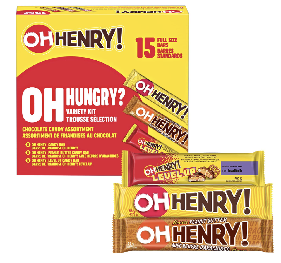 OH HENRY! Full Size Chocolate Bars (Photo via Amazon)