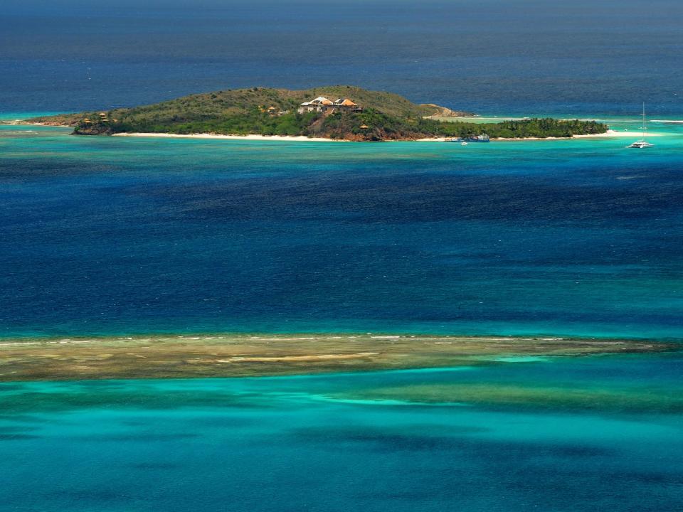 A view of Necker Island