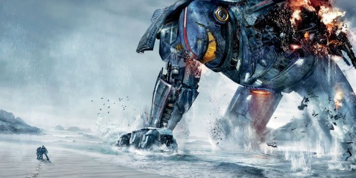 A giant Jeager in Pacific Rim