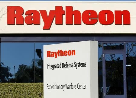 One of Raytheon's Integrated Defense buildings is seen in San Diego, California January 20, 2011. REUTERS/Mike Blake
