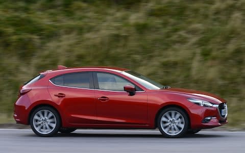 2017 Mazda3 driving side 