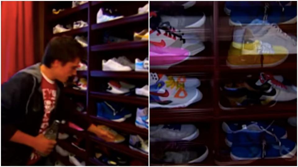 <p>We've reached the sneaker collection portion of this program. And if Josh Hutcherson's obsession seems intense, allow me to present...</p>