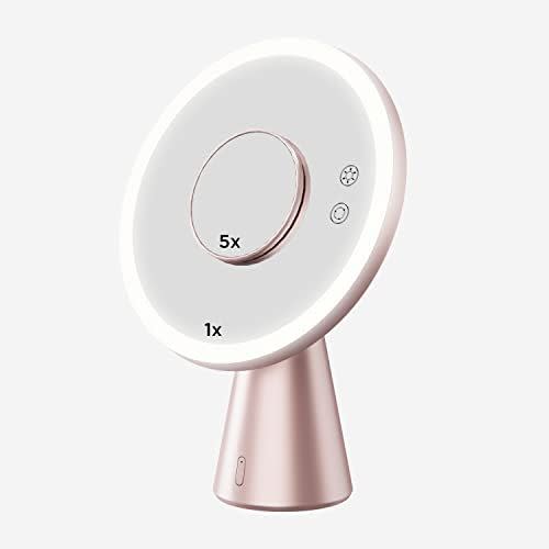 2) Makeup Mirror with Light and Bluetooth Speaker