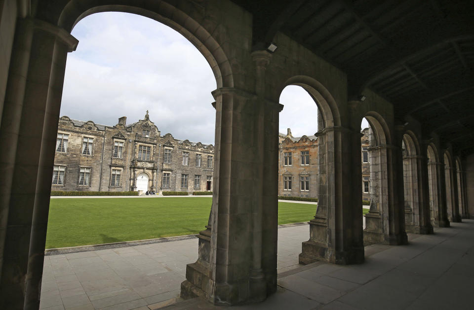 Image: University of St Andrews. (Jane Barlow / PA via AP file)