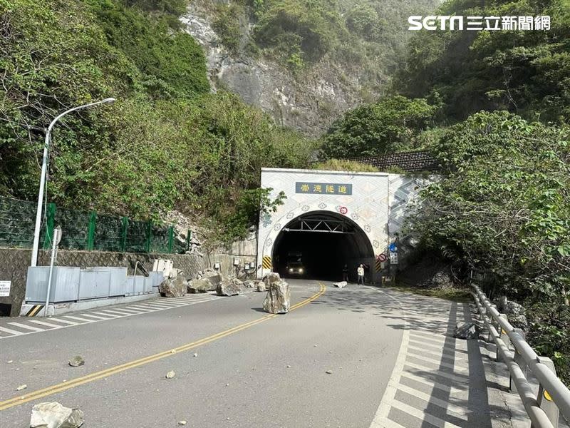 蘇花公路目前只出不進。（圖／翻攝畫面）