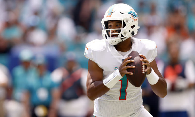 Dolphins quarterback Tua Tagovailoa injured.