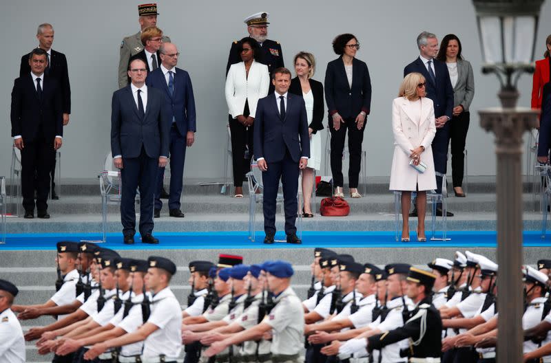 The Bastille Day ceremony on Place de la Concorde in Paris