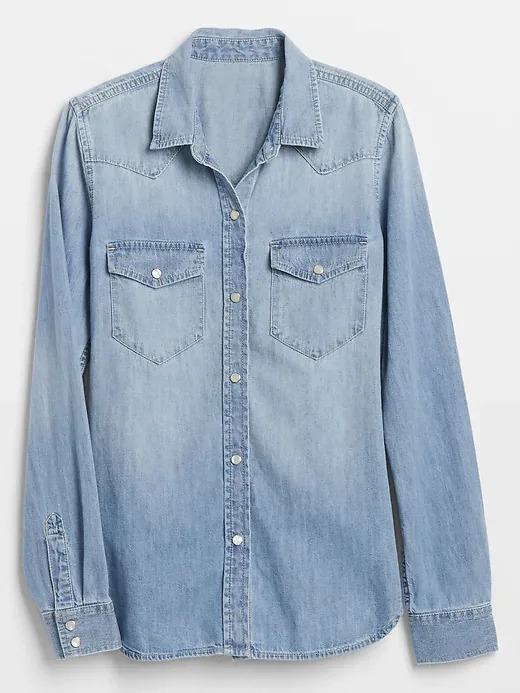 Denim Western Shirt