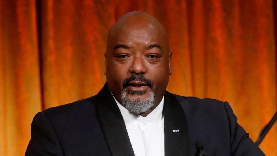 Darrell Blocker, the chief operating officer for multinational security firm MOSAIC, has his say at the MOSAIC Federation Gala Against Human Slavery last September at Cipriani 42nd Street in New York City. (Photo by Taylor Hill/Getty Images for MOSAIC Federation)