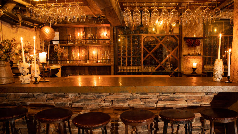 The bar is built inside what used to be the restaurant’s wine cellar. - Credit: Photo: courtesy Clay Williams