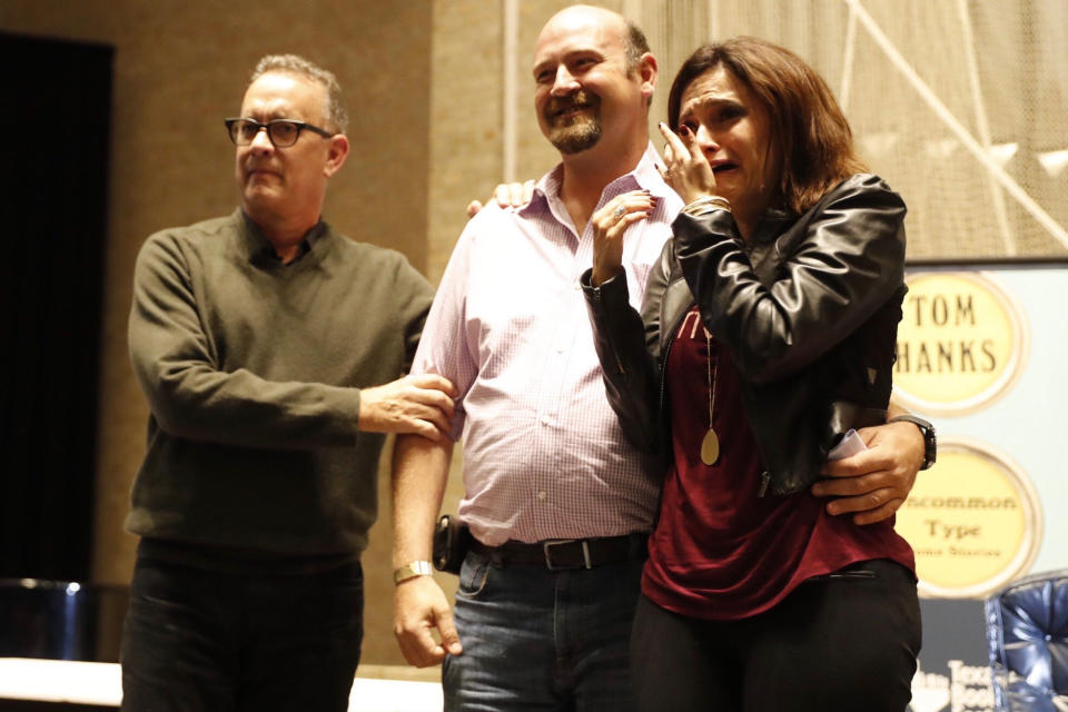 Tom Hanks Helps With Surprise Proposal at Texas Book Fair