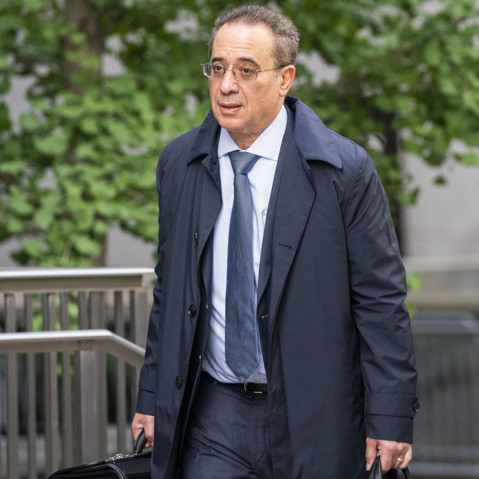 Mark Cohen, attorney for Sam Bankman-Fried, arrives to the federal court on Tuesday, Oct. 10, 2023, in New York. (AP Photo/Eduardo Munoz Alvarez)