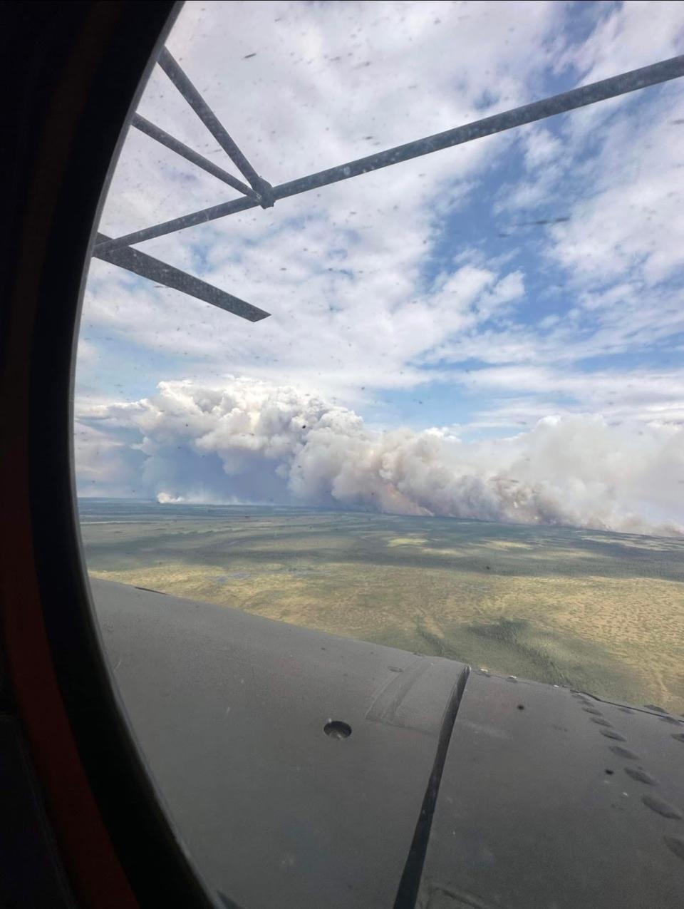 Smoke descended upon some of the Cree territories as the province battled a particularly tough wildfire season. 