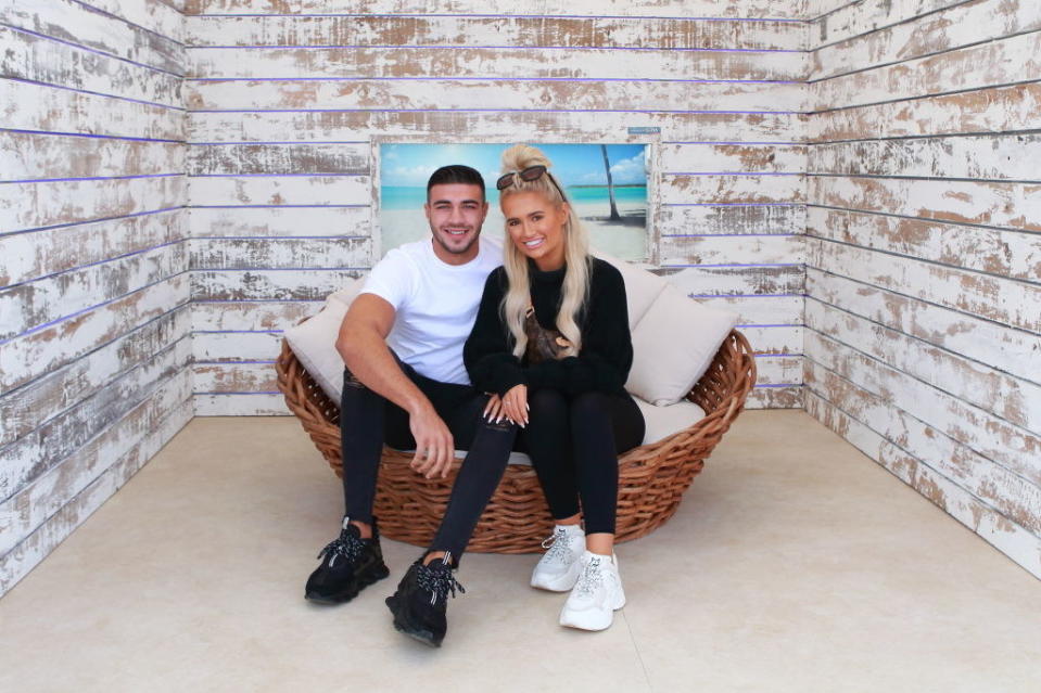 Tommy Fury and Molly-Mae Hague personal appearance at the Love Island Experience at Bluewater Shopping Centre Kent UK