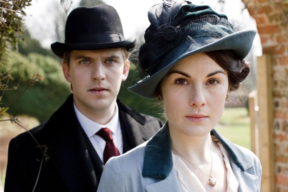 Dan Stevens as Matthew Crawley and Michelle Dockery as Lady Mary Crawley | Nick Briggs/PBS