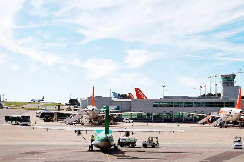 Generic image of Aircraft on Bristol Airports apron and taxiways