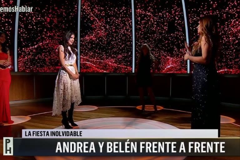 Andy Kuznetzoff hizo que Andrea y Belén hablaran cara a cara y todo terminó en un apretón de manos desganado