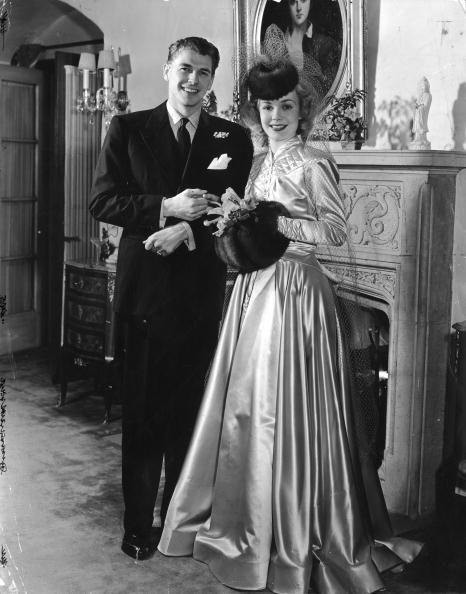 <p>Ronald Reagan and his first wife, actress Jane Wyman, got married two years after working together on the film <em>Brother Rat</em> in 1938. On January 25, 1940, they married in Glendale, California. They divorced in 1949, allegedly due to political ambitions and differences.</p>