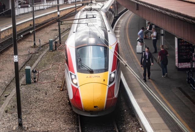 The train station at York