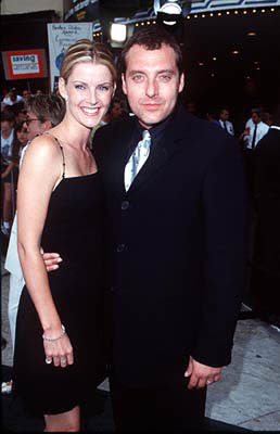 Tom Sizemore and wife at the Westwood premiere of Dreamworks' Saving Private Ryan