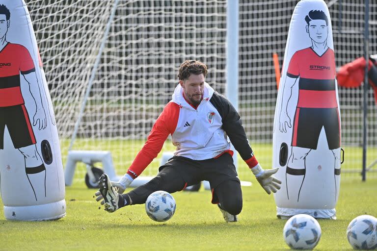 Jeremías Ledesma, la flamante incorporación, hace su estreno en el arco de River vs. Millonarios