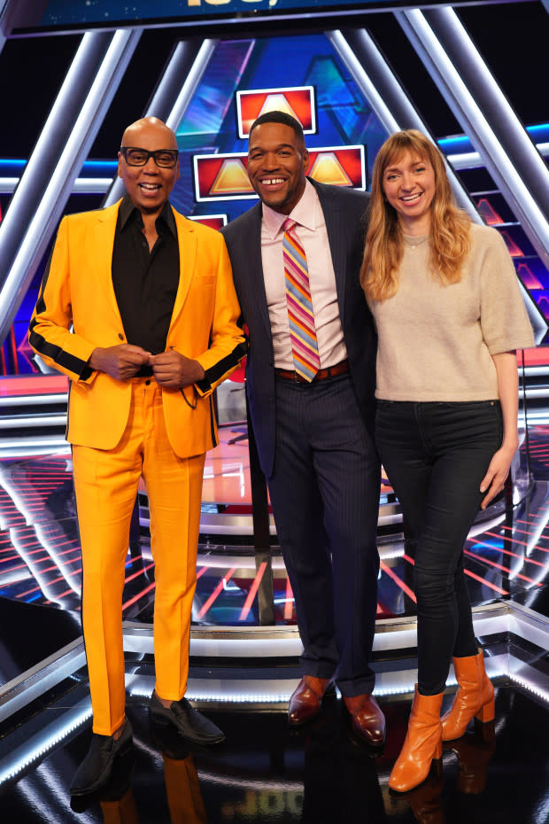 RuPaul, Michael Strahan, Lauren Lapkus<p>ABC/Christopher Willard</p>