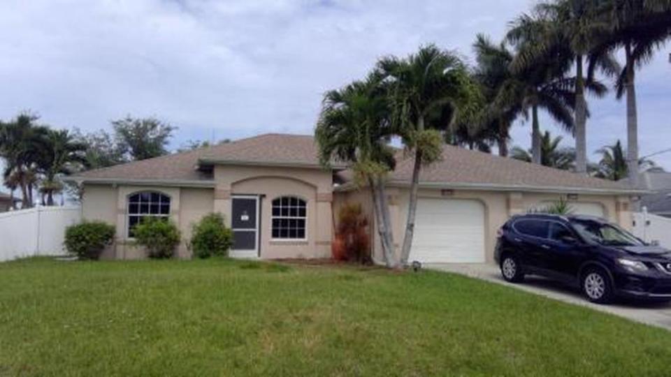 This photo shows the Cape Coral duplex Diane Durbon and Brittany Lukasik purchased with stolen money, according to federal prosecutors and Lee County Property Appraiser records.