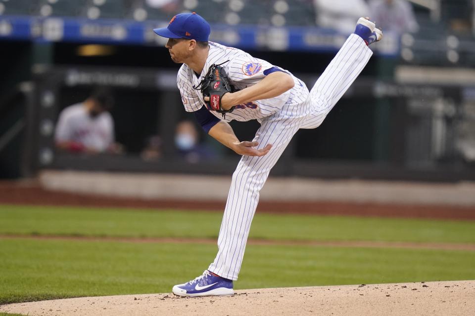 紐約大都會王牌Jacob deGrom。（AP Photo/Frank Franklin II）