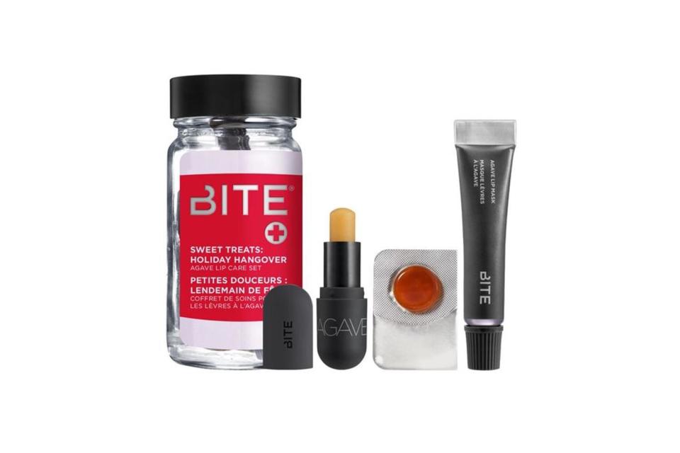 <strong><a href="https://www.bitebeauty.com/sweet-treats-holiday-hangover/8024138.html" target="_blank" rel="noopener noreferrer">Get the Bite Beauty Holiday Hangover kit for $12</a></strong>