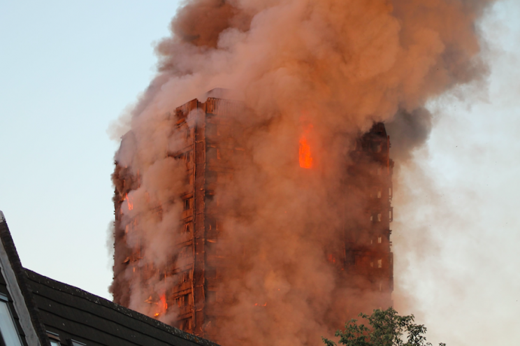 Many people are still missing after the fire ravaged the tower block (Rex)