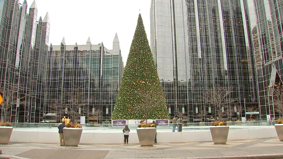 PPG Place ice rink, Holiday Market in Market Square open during the holiday season.