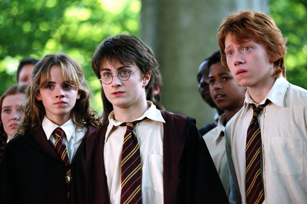 Emma Watson, Daniel Radcliffe and Rupert Grint in Harry Potter and the Prisoner of Azkaban