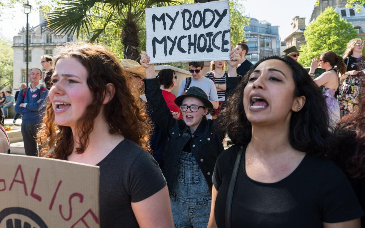 Pro-choice supporters - Wiktor Szymanowicz/Barcroft Media via Getty Images 