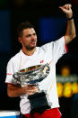 <p>No one gave Stanislas Wawrinka a chance when he managed to find himself in the Australian Open final against world No.1 Rafael Nadal. But when Nadal started feeling the effects of a calf injury midway through the third set, Wawrinka surged to an unlikely Grand Slam title, the first of his career.</p>