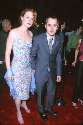 Mariah O'Brien and husband Giovanni Ribisi at the Mann's Chinese Theater premiere of Warner Brothers' Battlefield Earth