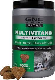 GNC Pets Ultra Multivitamin Soft Chews, Senior Dogs