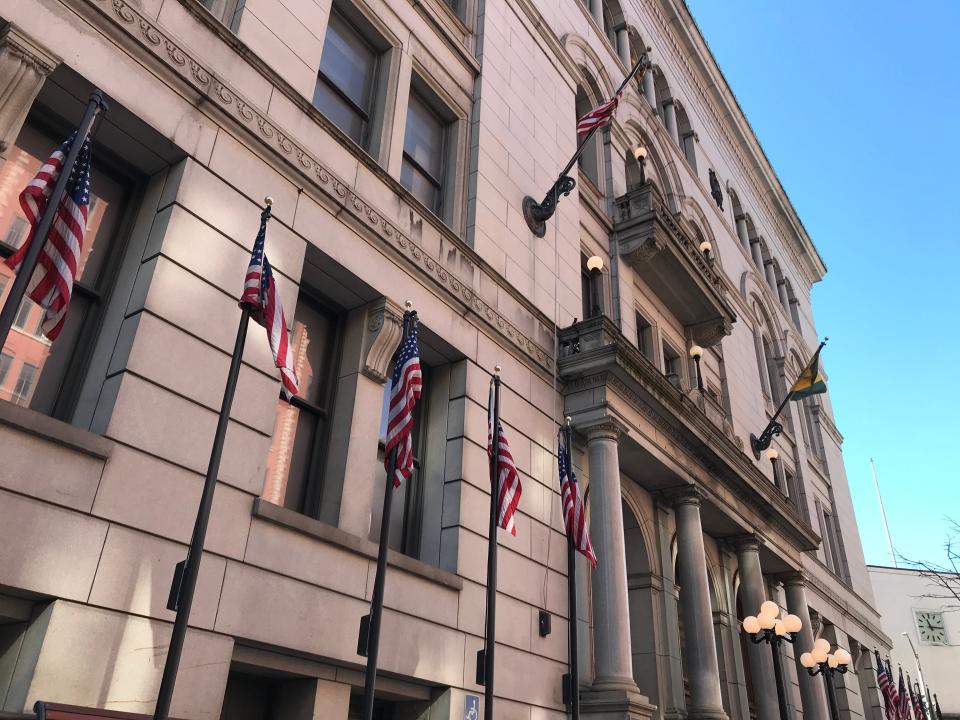 Monroe County Office Building in Rochester, NY.