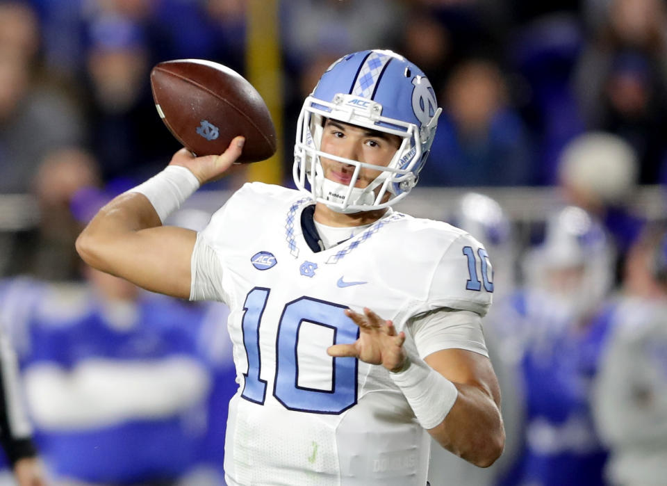 Mitch Trubisky could be a high first-round pick. (Getty)