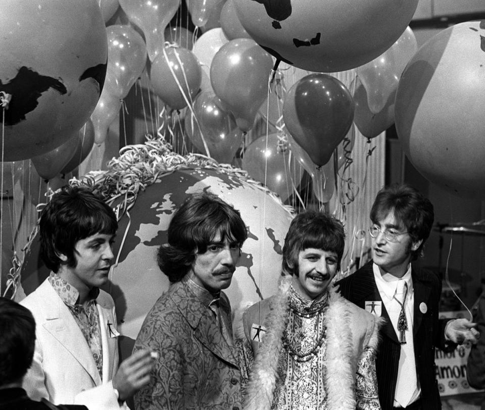 The Beatles in 1967, a year after the tablecloth was stolen  (PA Archive)