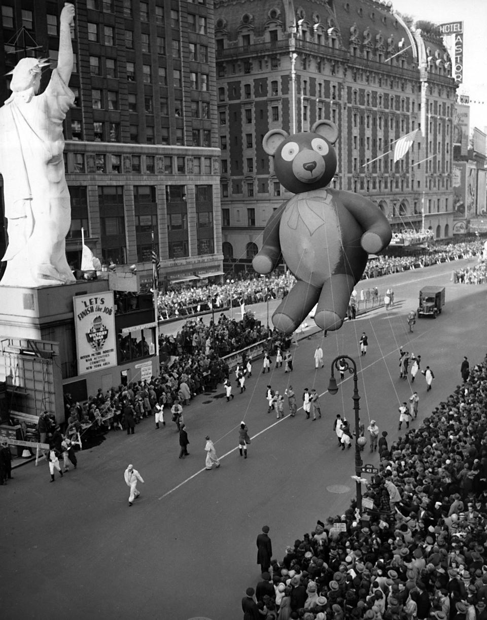 Past and present: balloons of Macy’s Thanksgiving Day Parade