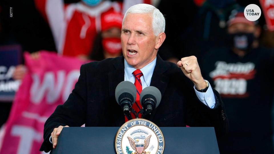 Vice President Mike Pence, in his constitutional role as president of the Senate, will preside over Congress' acceptance of states' Electoral College votes on Jan. 6, 2021.