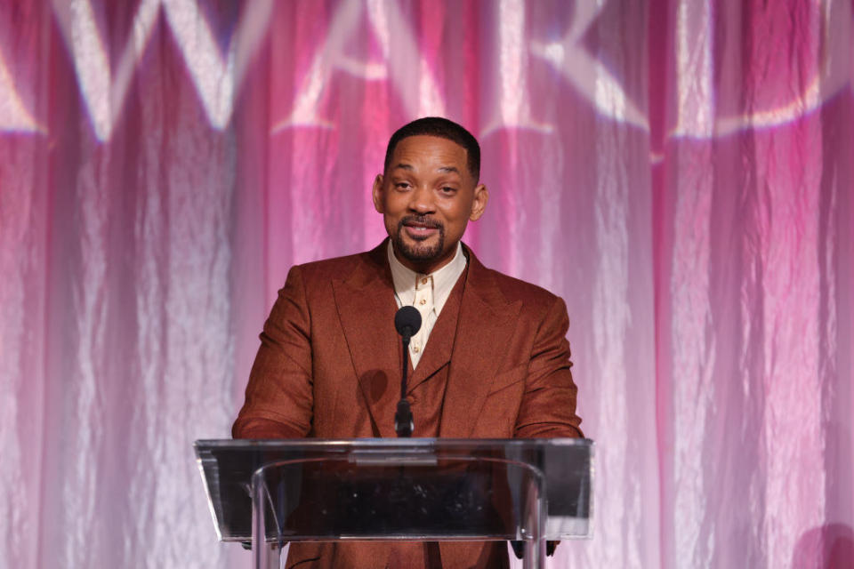 Will Smith onstage